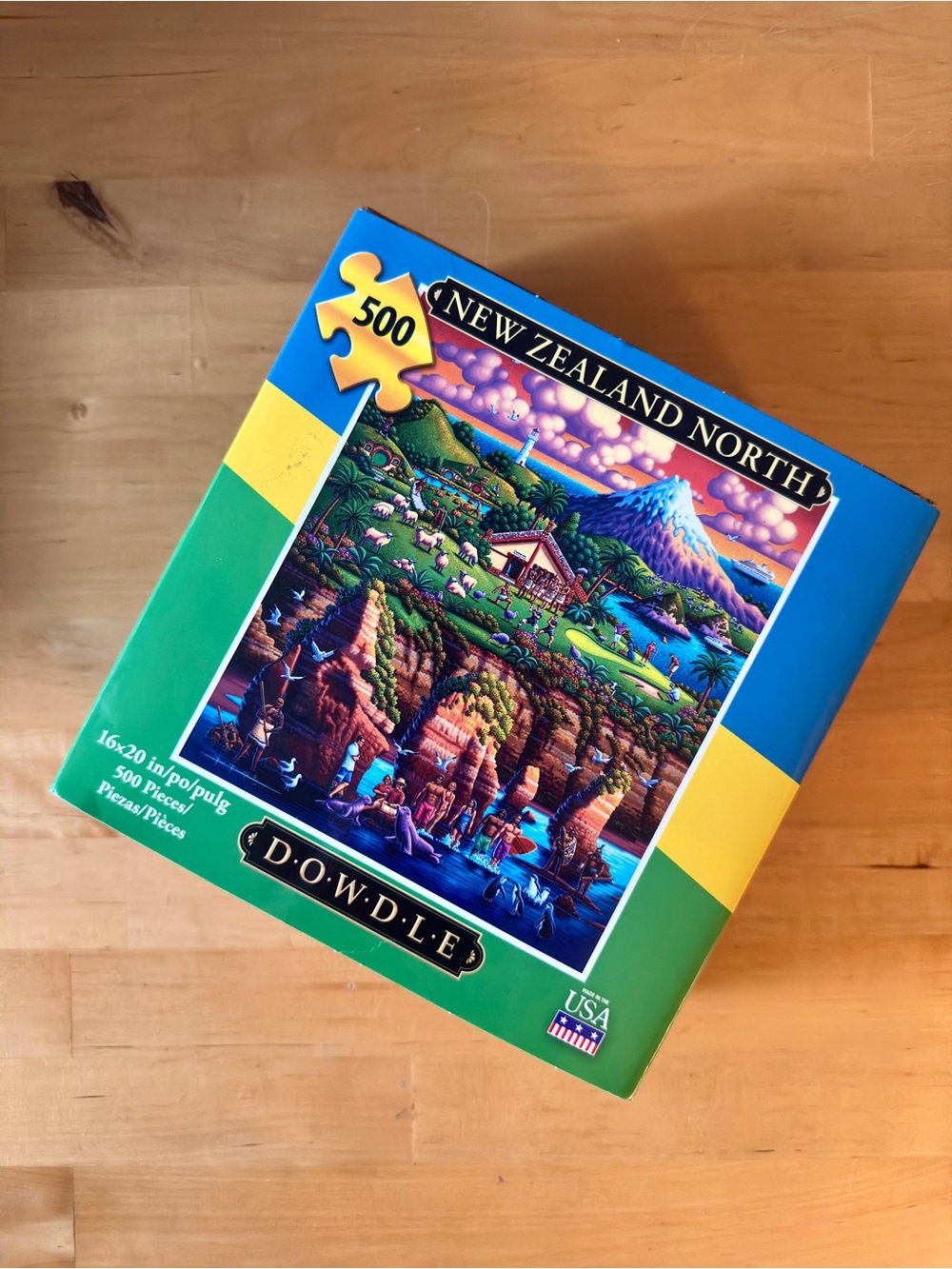 500 piece New Zealand North Dowdle jigsaw puzzle